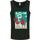 Cow BBQ Funny Grilling Food Mens Vest Tank Top Black