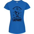 Cows Have Hooves Because They Lack Toes Womens Petite Cut T-Shirt Royal Blue