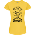 Cows Have Hooves Because They Lack Toes Womens Petite Cut T-Shirt Yellow