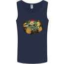 Crypto Poker Cryptocurrency Mens Vest Tank Top Navy Blue