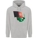 Curled Afghanistan Flag Afghan Day Football Childrens Kids Hoodie Sports Grey