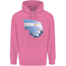 Curled Argentina Flag Argentinian Day Football Mens 80% Cotton Hoodie Azelea