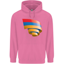 Curled Armenia Flag Armenian Day Football Mens 80% Cotton Hoodie Azelea