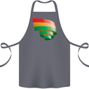 Curled Bolivia Flag Bolivian Day Football Cotton Apron 100% Organic Steel