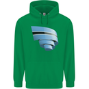 Curled Botswana Flag Batswana Day Football Childrens Kids Hoodie Irish Green