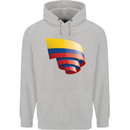 Curled Columbia Flag Columbian Day Football Childrens Kids Hoodie Sports Grey