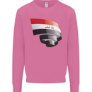 Curled Iraq Flag Iraqi Day Football Mens Sweatshirt Jumper Azalea