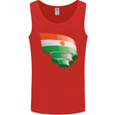 Curled Niger Flag Nigerien Day Football Mens Vest Tank Top Red