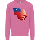 Curled Samoa Flag Samoan Day Football Mens Sweatshirt Jumper Azalea