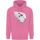 Curled South Korea Flag Korean Day Football Childrens Kids Hoodie Azalea