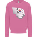 Curled South Korea Flag Korean Day Football Mens Sweatshirt Jumper Azalea