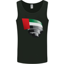 Curled UAE Flag Day Emirati Day Football Mens Vest Tank Top Black