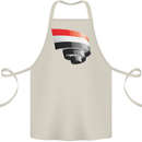 Curled Yemen Flag Yemeni Day Football Cotton Apron 100% Organic Natural