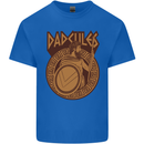 Dadcules Funny Fathers Day Gym Kids T-Shirt Childrens Royal Blue