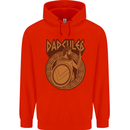 Dadcules Funny Fathers Day Gym Mens 80% Cotton Hoodie Bright Red