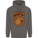 Dadcules Funny Fathers Day Gym Mens 80% Cotton Hoodie Charcoal