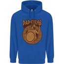 Dadcules Funny Fathers Day Gym Mens 80% Cotton Hoodie Royal Blue