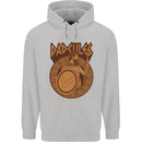 Dadcules Funny Fathers Day Gym Mens 80% Cotton Hoodie Sports Grey