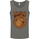 Dadcules Funny Fathers Day Gym Mens Vest Tank Top Charcoal