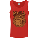 Dadcules Funny Fathers Day Gym Mens Vest Tank Top Red