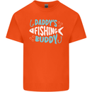 Daddys Fishing Buddy Funny Fisherman Kids T-Shirt Childrens Orange