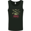 Dads BBQ Fathers Day Grill Mens Vest Tank Top Black