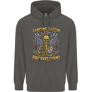 Dancing Easter Day Skeletons Skulls Childrens Kids Hoodie Storm Grey