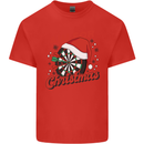 Darts Aim for Christmas Funny Xmas Kids T-Shirt Childrens Red