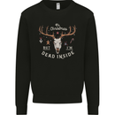 Dead Inside Christmas Hunting Hunter Xmas Kids Sweatshirt Jumper Black