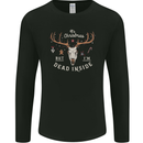 Dead Inside Christmas Hunting Hunter Xmas Mens Long Sleeve T-Shirt Black