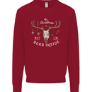 Dead Inside Christmas Hunting Hunter Xmas Mens Sweatshirt Jumper Red