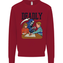 Deadly Games Ouija Board For Kids Grim Reaper Kids Sweatshirt Jumper Red