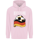 Deutschland Football German Germany Soccer Childrens Kids Hoodie Light Pink