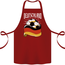 Deutschland Football German Germany Soccer Cotton Apron 100% Organic Maroon