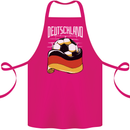 Deutschland Football German Germany Soccer Cotton Apron 100% Organic Pink