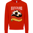 Deutschland Football German Germany Soccer Kids Sweatshirt Jumper Bright Red