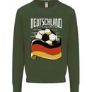 Deutschland Football German Germany Soccer Kids Sweatshirt Jumper Forest Green