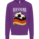 Deutschland Football German Germany Soccer Kids Sweatshirt Jumper Purple