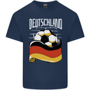 Deutschland Football German Germany Soccer Kids T-Shirt Childrens Navy Blue