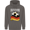 Deutschland Football German Germany Soccer Mens 80% Cotton Hoodie Charcoal