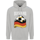 Deutschland Football German Germany Soccer Mens 80% Cotton Hoodie Sports Grey