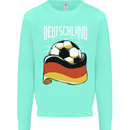 Deutschland Football German Germany Soccer Mens Sweatshirt Jumper Peppermint