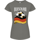 Deutschland Football German Germany Soccer Womens Petite Cut T-Shirt Charcoal