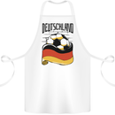 Deutschland Football Germany German Soccer Cotton Apron 100% Organic White