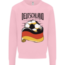 Deutschland Football Germany German Soccer Mens Sweatshirt Jumper Light Pink