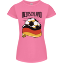 Deutschland Football Germany German Soccer Womens Petite Cut T-Shirt Azalea