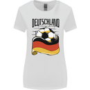 Deutschland Football Germany German Soccer Womens Wider Cut T-Shirt White