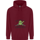 Dinosaur Coming Soon New Baby Pregnancy Pregnant Childrens Kids Hoodie Maroon