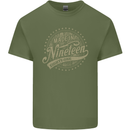 Distressed 42nd Birthday Made In 1981 Mens Cotton T-Shirt Tee Top Military Green