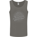 Distressed 49th Birthday Made In 1974 Mens Vest Tank Top Charcoal